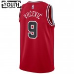 Maillot NBA Chicago Bulls Nikola Vucevic 9 Nike 2022-23 Icon Edition Rouge Swingman - Enfant